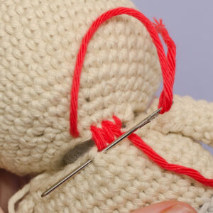 :: Vertical stitch to join open pieces ::