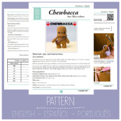 Chewbacca crochet pattern - PDF pattern