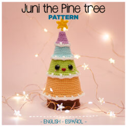 Juni the Christmas Pine Tree – Crochet Pattern (PDF) – English – Español