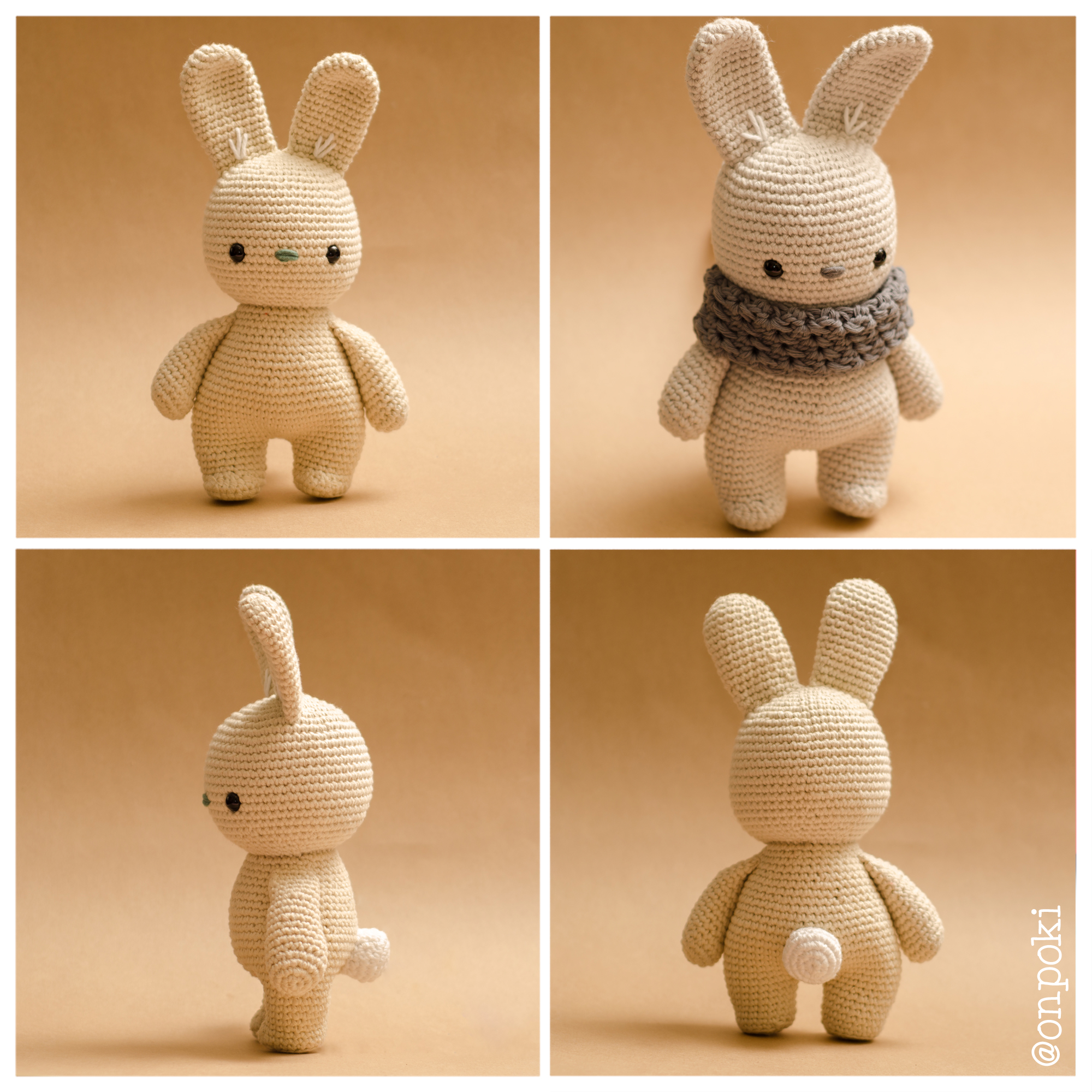 Morgan the Rabbit + 2 Scarves & Crown – Crochet Pattern (PDF) – English – Español - Image 3