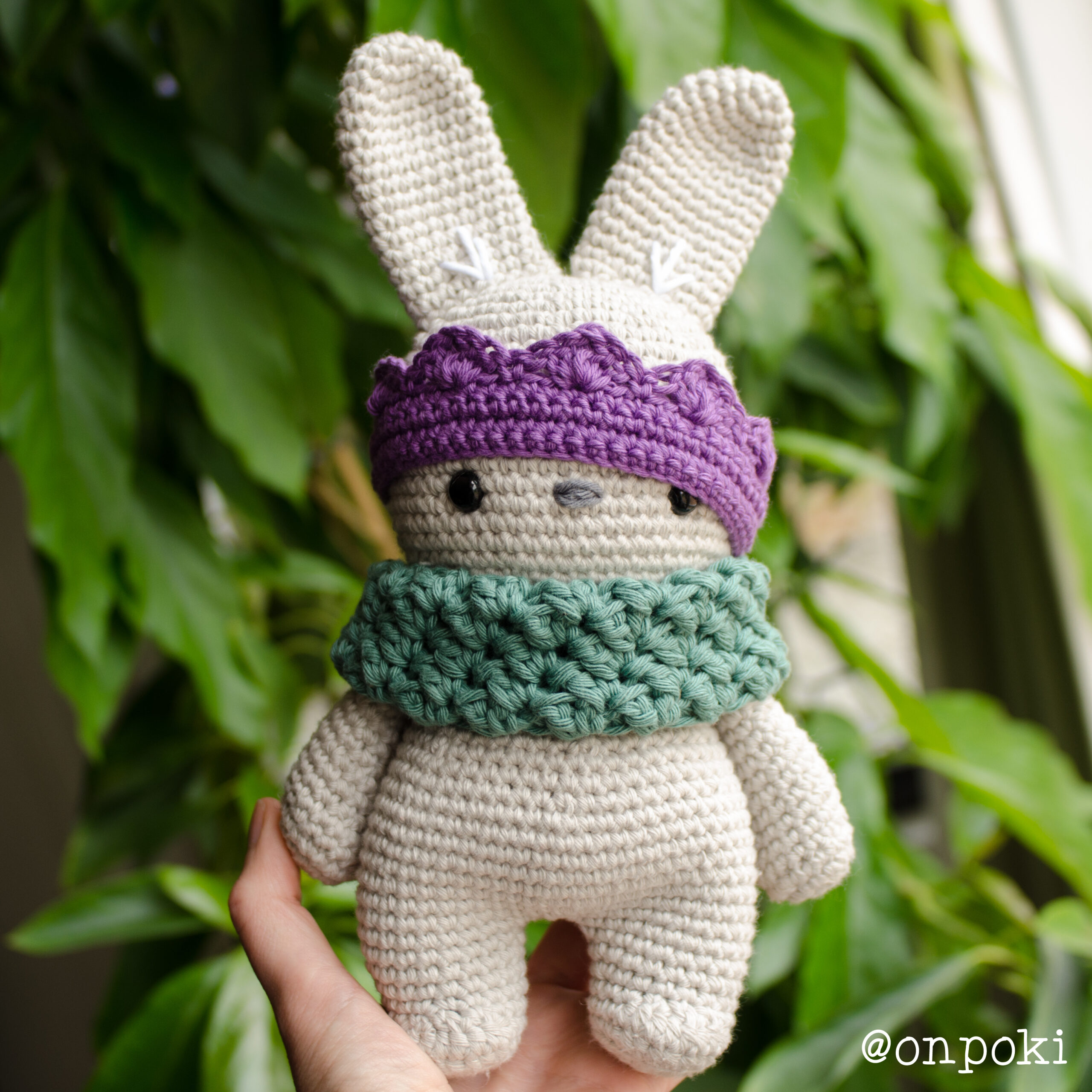Morgan the Rabbit + 2 Scarves & Crown – Crochet Pattern (PDF) – English – Español - Image 8