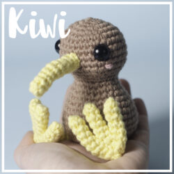 Crochet Little Kiwi – Handmade Custom Soft Toy – Choose from 105 Colours