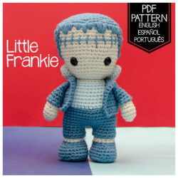 Little Frankie – Frankenstein’s Monster Crochet Pattern (PDF) – English – Español – Português