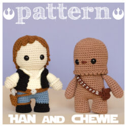 Han Solo & Chewbacca Pattern Pack – Crochet Pattern (PDF) – English & Spanish