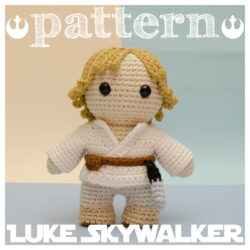 Luke Skywalker Crochet Pattern – Star Wars Inspired Amigurumi (EN/ES/PT)