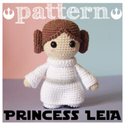 Princess Leia Crochet Pattern – Star Wars Inspired Amigurumi (EN/ES/PT)