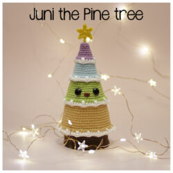 Juni the Christmas Tree – Handmade Crochet Ornament – Festive Decoration in Cotton