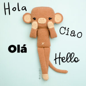 Kindanimal Monkey now speaks four languages